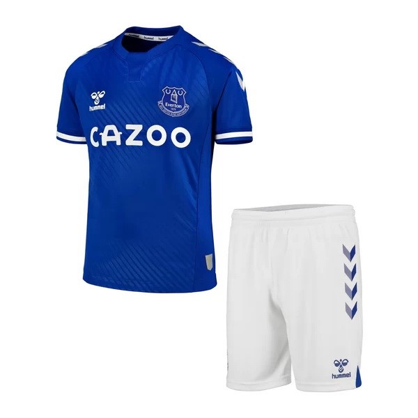 Camiseta Everton Primera equipo Niños 2020-21 Azul Blanco